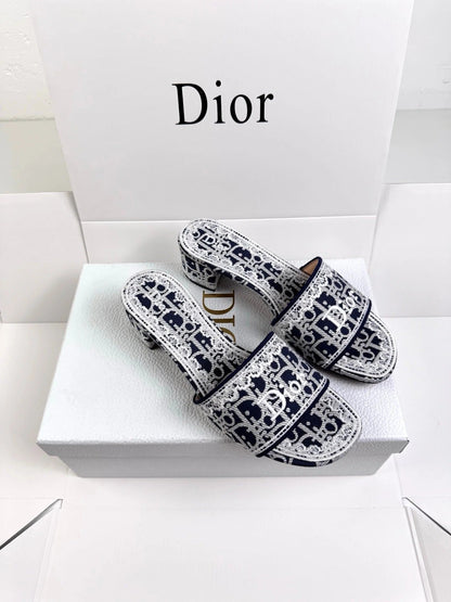 Dior 2026 Bow Sandal Canvas Leather 907874