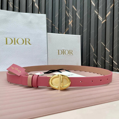Dior 2026 Montaigne Reversible Belt 2.0cm Smooth Cowhide Leather