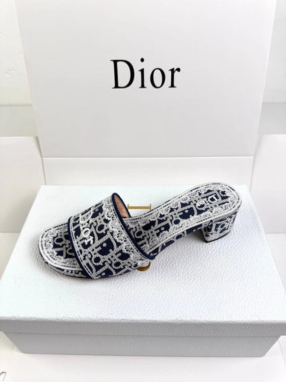 Dior 2026 Bow Sandal Canvas Leather 907874