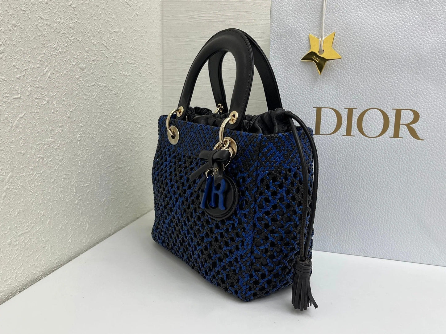 Dior 2026 Woven Bag 24cm Lambskin