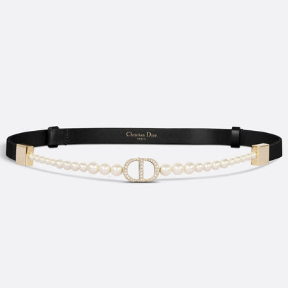 Dior 2026 Montaigne Pearls Belt 18mm 184997