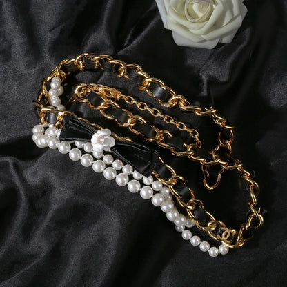 Chanel 2026 Camellia Waist Chain Belt 207009