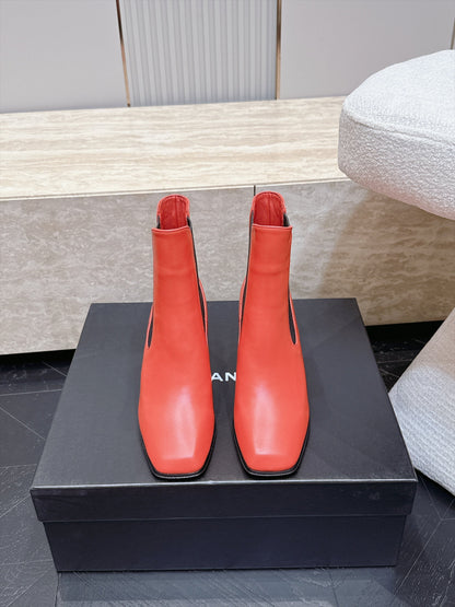 CC Autumn/Winter 2026 Ankle Boots 7cm Red Calfskin 954120