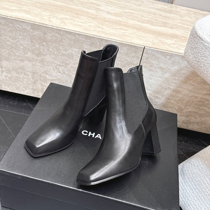 CC Autumn/Winter 2026 Ankle Boots 7cm Black Calfskin 954121