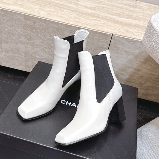 CC Autumn/Winter 2026 Ankle Boots 7cm White Calfskin 954122