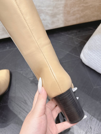 CC Autumn/Winter 2026 Boots 7cm Beige Calfskin 954128