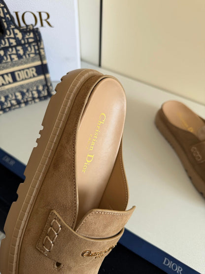 CD Boy Mules Full Brown Suede