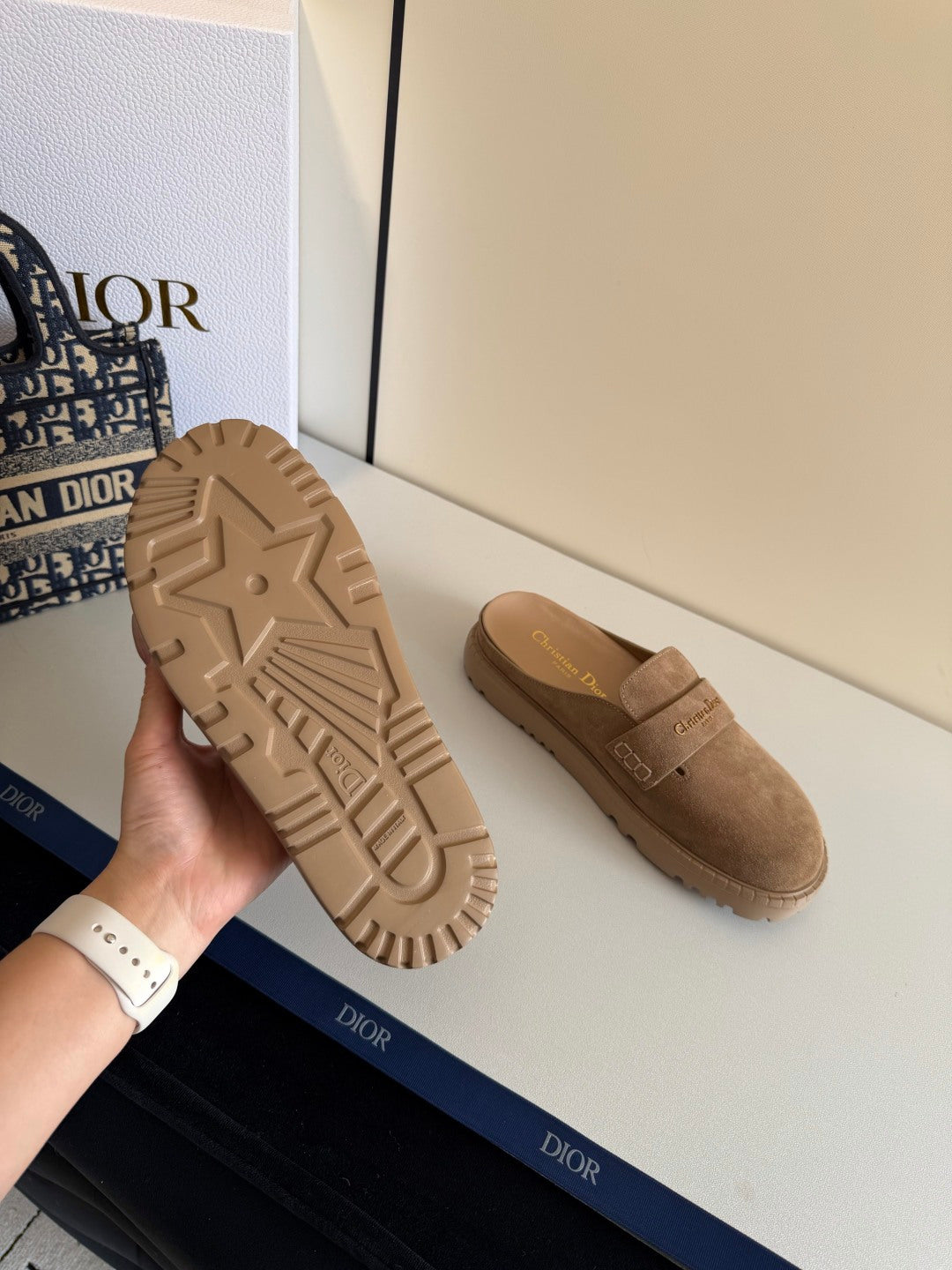 CD Boy Mules Full Brown Suede