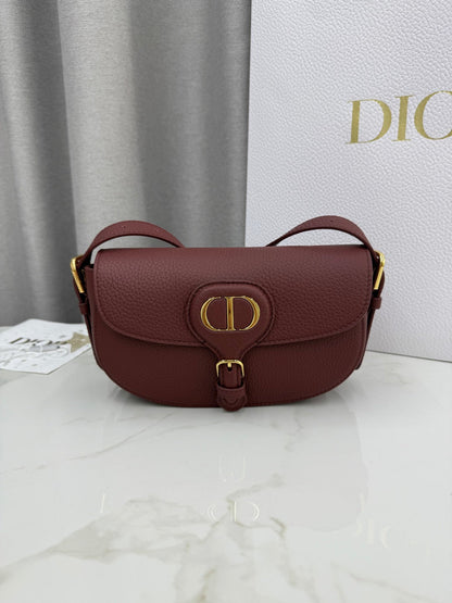 Dior 2026 Bobby East-West Bag 21cm Multicolors Fabric and Grained Calfskin