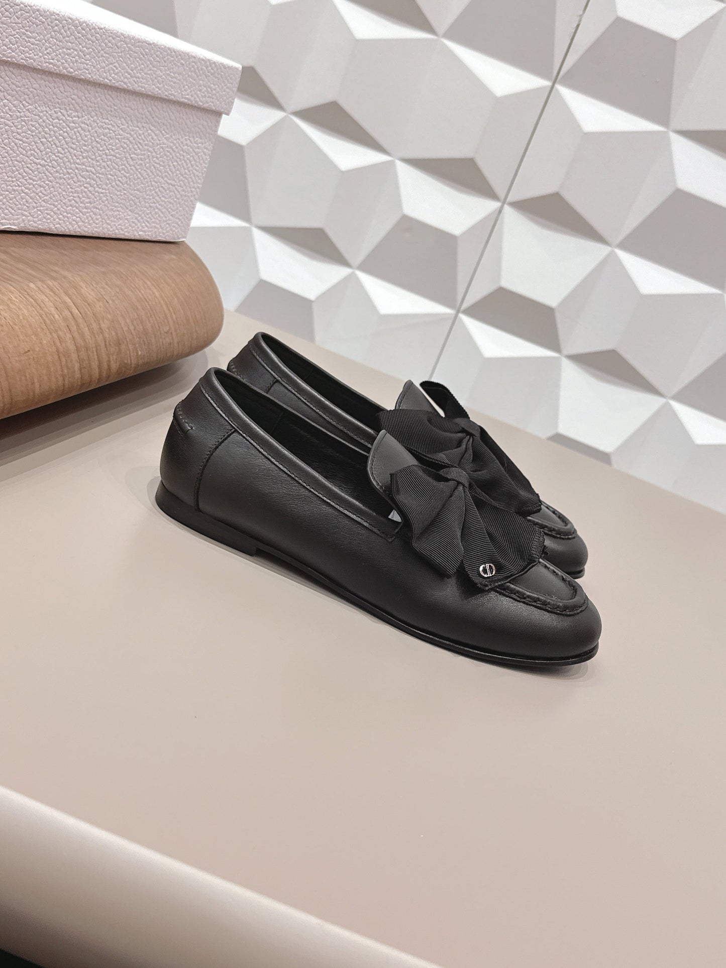 CD Diorissimo Loafer Black Sheepskin 613690