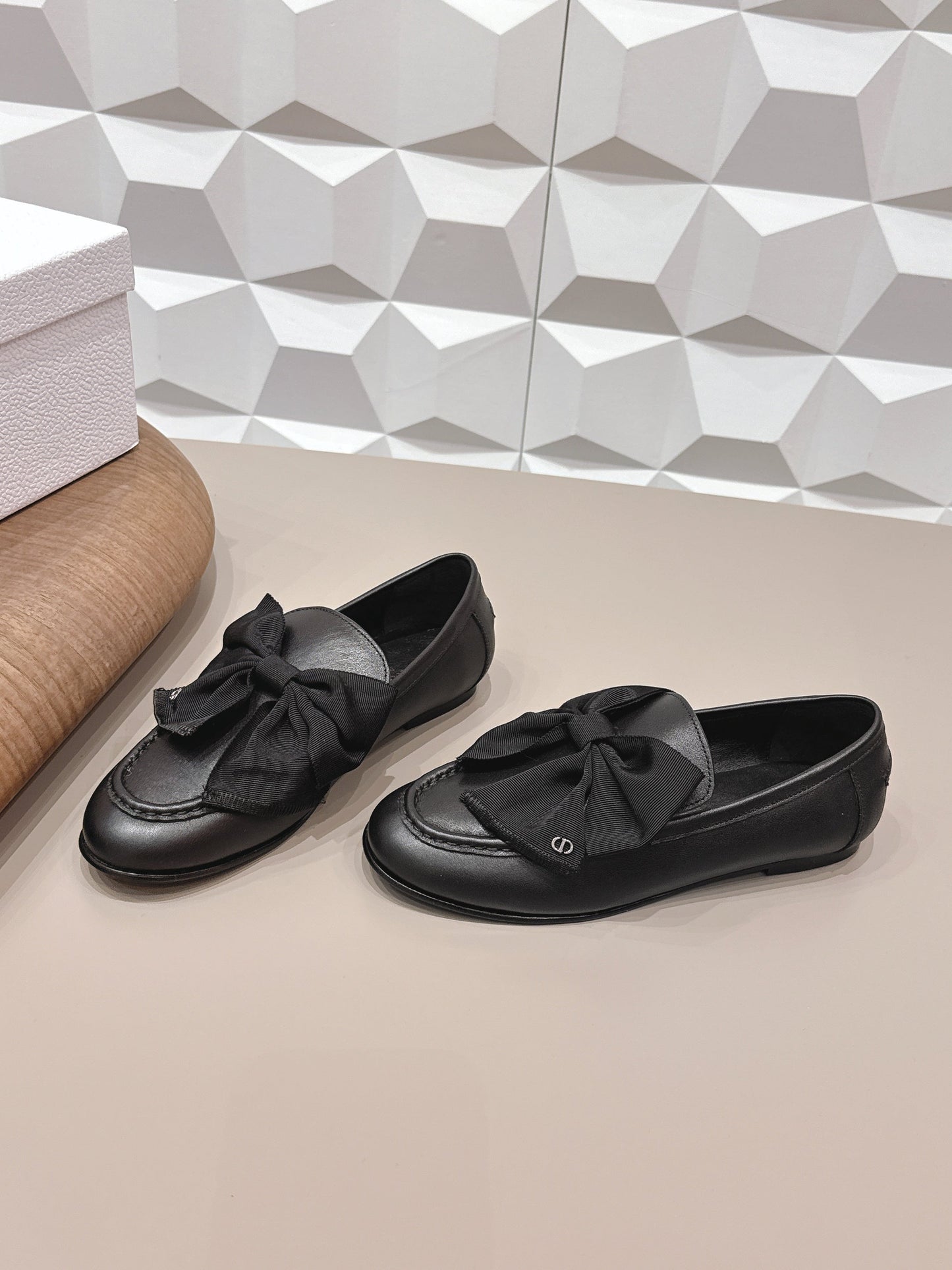 CD Diorissimo Loafer Black Sheepskin 613690