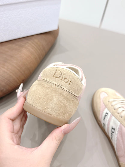 CD 26A Casual Sneakers Beige Light Pink Suede 739338