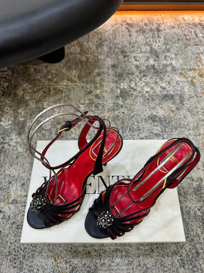 Valentino 2026 Panthea Embellished 105mm Sandal Leather 881566