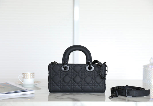 CD Lady D-Joy Black Patent Leather with Black Hardware