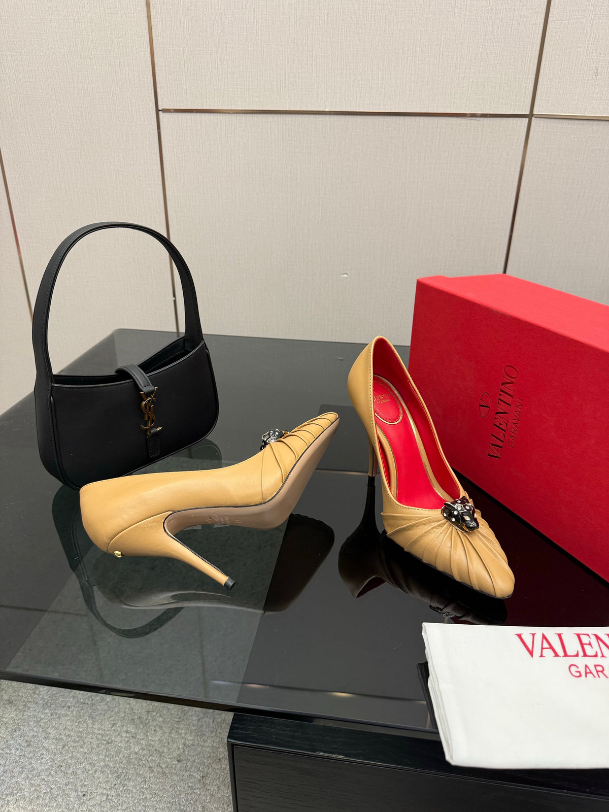 VT Panthea Pumps 105Mm Beige Goatskin 630184