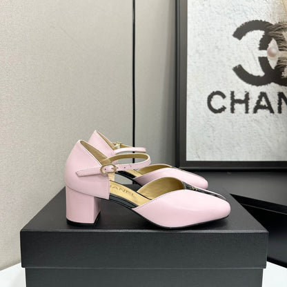 CC 2026 Mary Jane Sandals 65 Light Pink Cowhide 668121