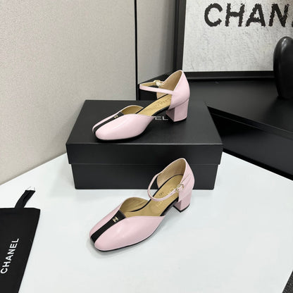 CC 2026 Mary Jane Sandals 65 Light Pink Cowhide 668121