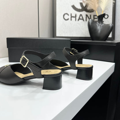 CC 2026 Mary Jane Sandals 45 Black Cowhide 668114