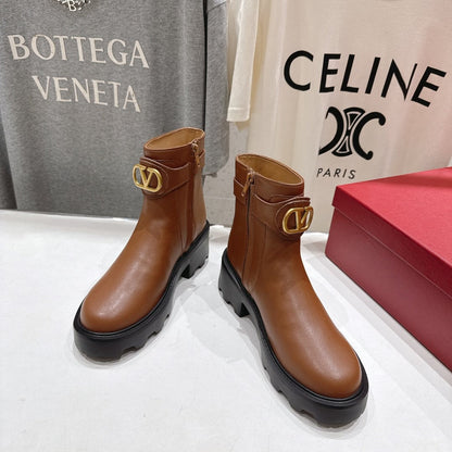 VT short boots brown calfskin 174441