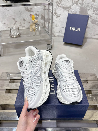 CD 26s Sneaker White Mesh Suede 905041