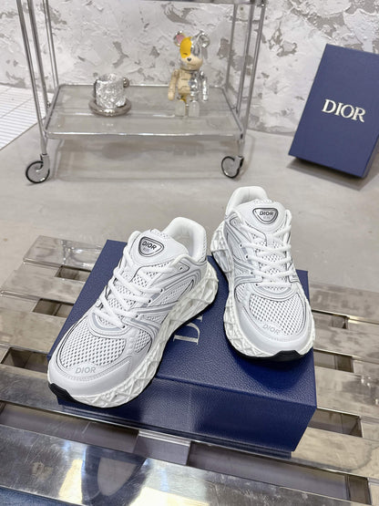 CD 26s Sneaker White Mesh Suede 905041