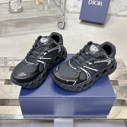 CD 26s Sneaker Black Mesh Suede 905042