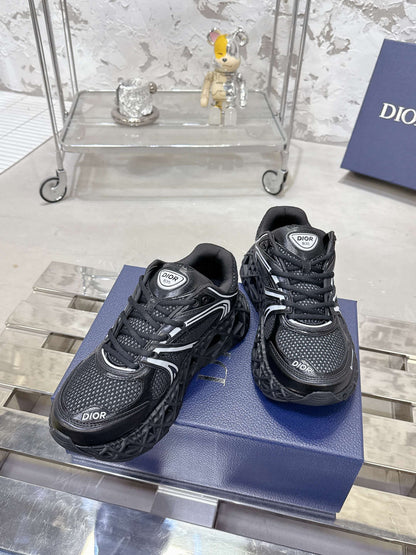 CD 26s Sneaker Black Mesh Suede 905042