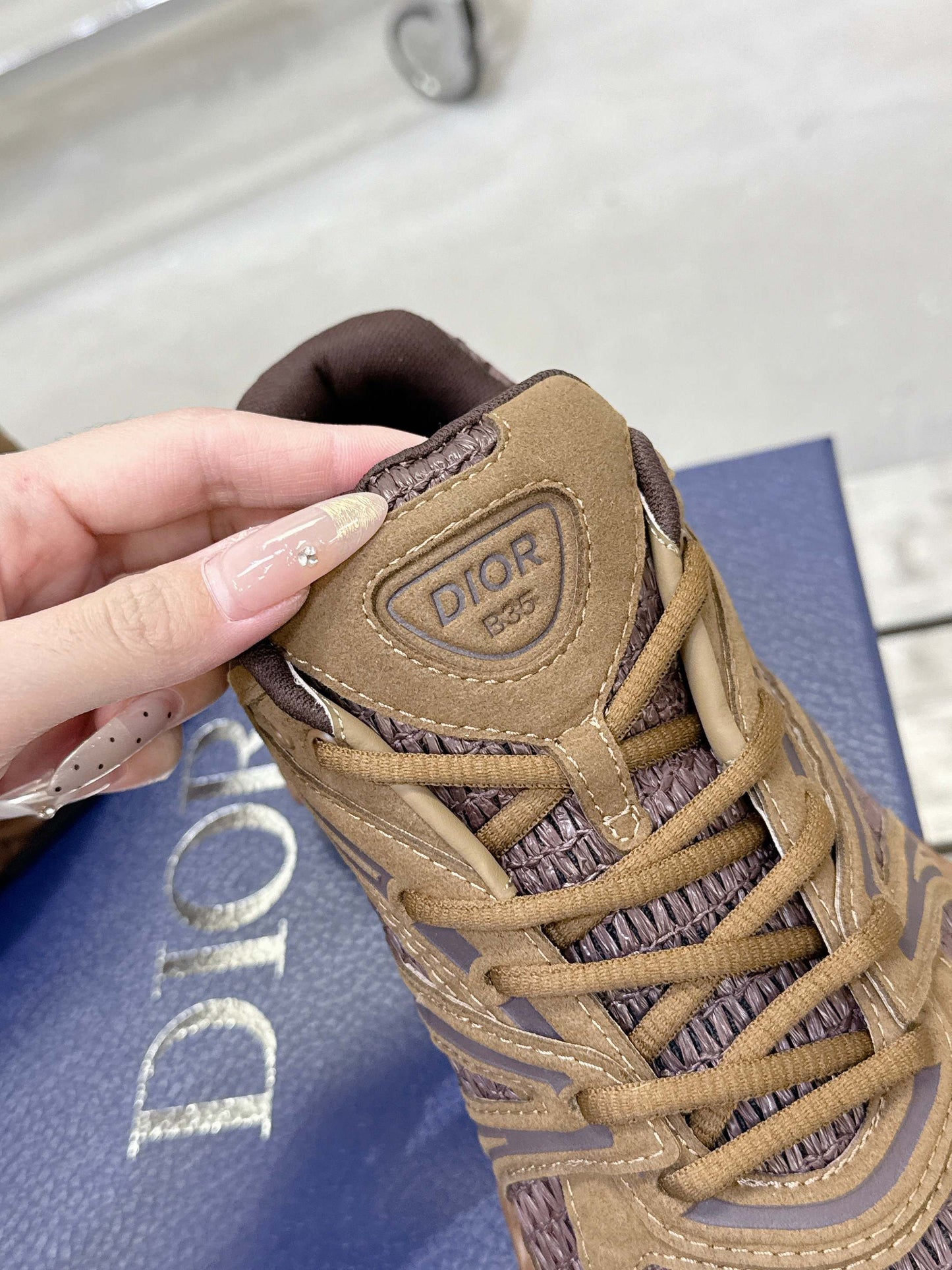 CD 26s Sneaker Brown Mesh Suede 905045