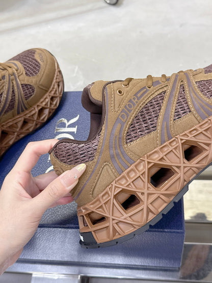 CD 26s Sneaker Brown Mesh Suede 905045