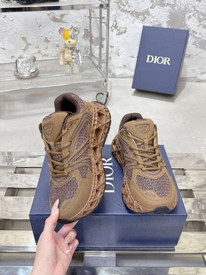 CD 26s Sneaker Brown Mesh Suede 905045