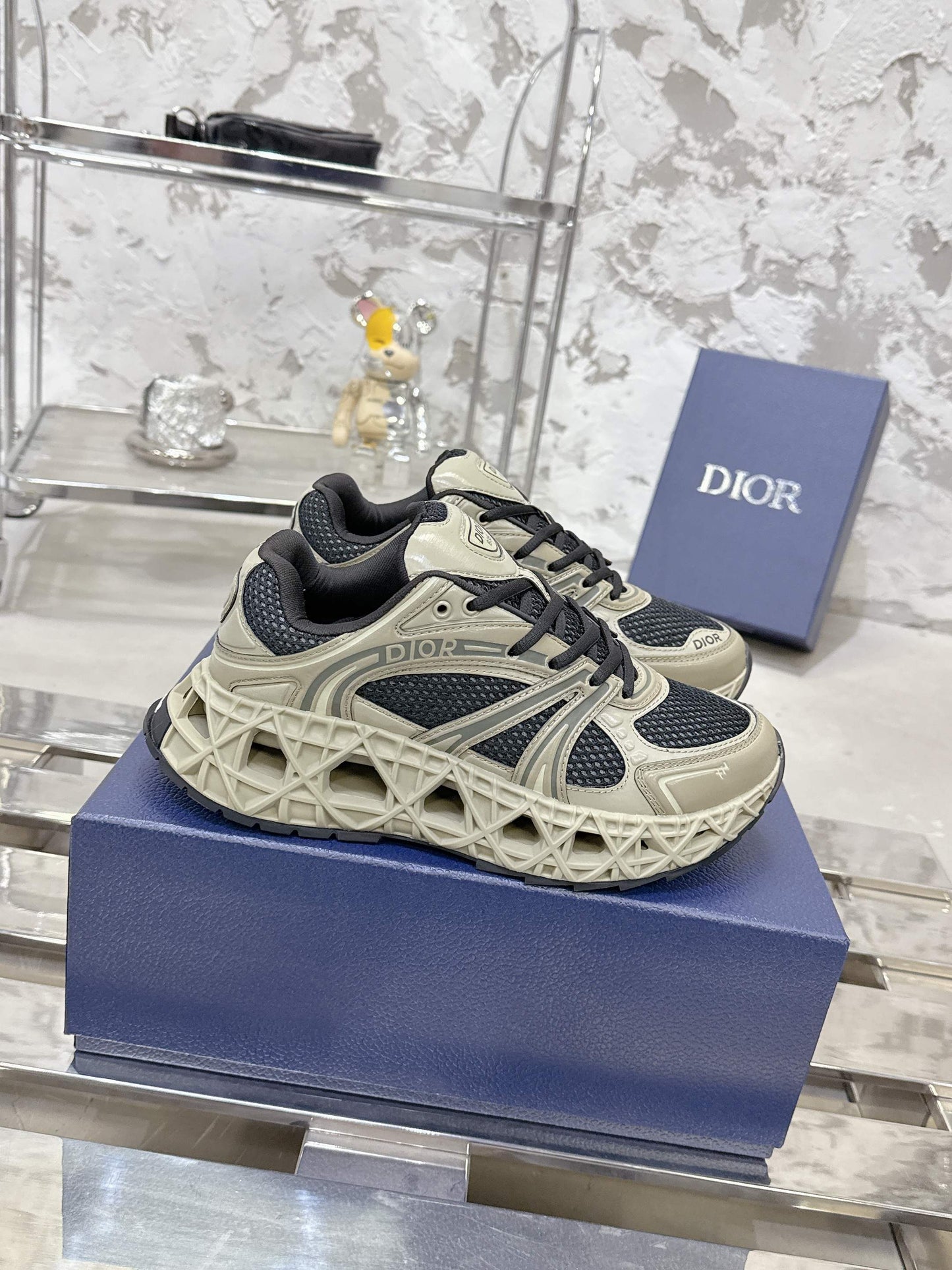 CD 26s Sneaker Olive Black Mesh Suede 905047