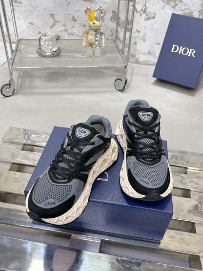 CD 26s Sneaker Grey Black Mesh Suede 905050