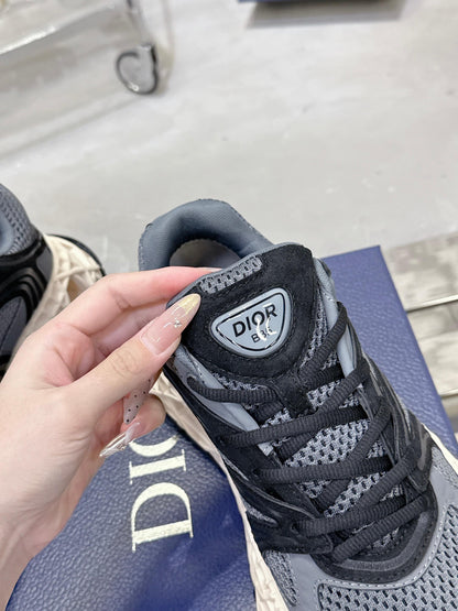 CD 26s Sneaker Grey Black Mesh Suede 905050