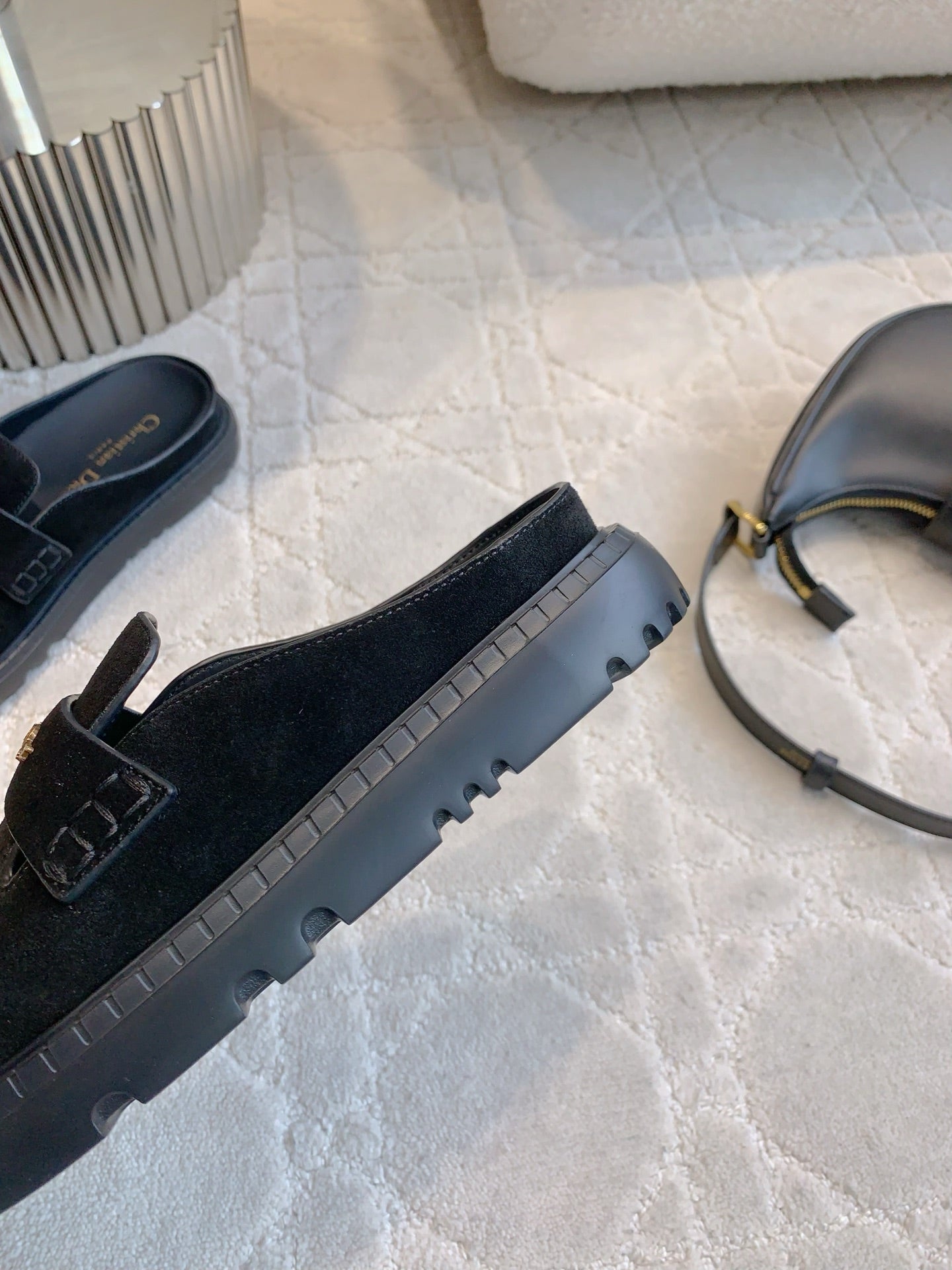 Dior Boy Mule Black Suede 615461