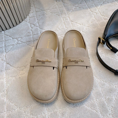 Dior Boy Mule Light Taupe Suede  615462