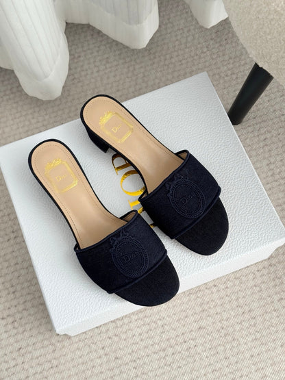 CD Médaillon Slide 4.5cm Dark Blue Denim 849737