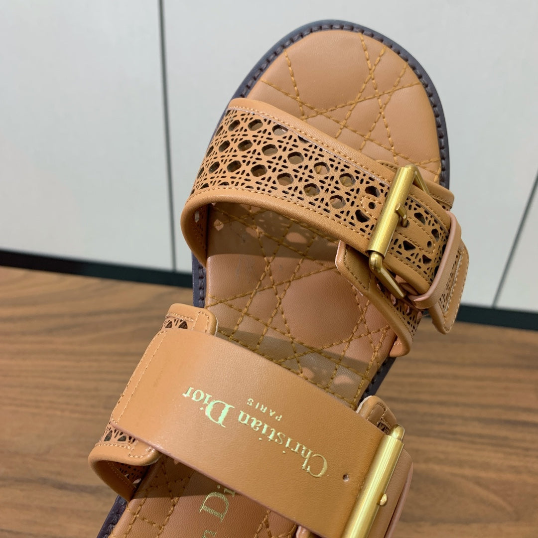 CD D-Avenue Slide Brown Cowhide 792657