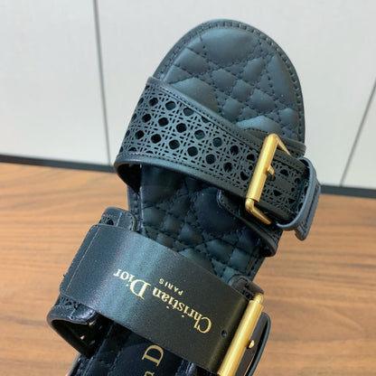 CD D-Avenue Slide Black Cowhide 792659