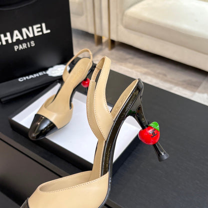 CC Métiers d’art 2026 Slingbacks 8.5cm Beige Leather 847278
