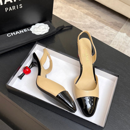 CC Métiers d’art 2026 Slingbacks 8.5cm Beige Leather 847278
