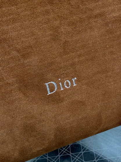 Dior Medium Diorly Bag Brown Suede 286586