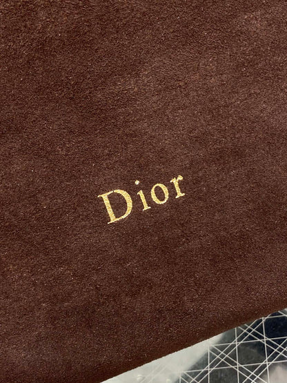 Dior Medium Diorly Bag Coffee Suede 286588
