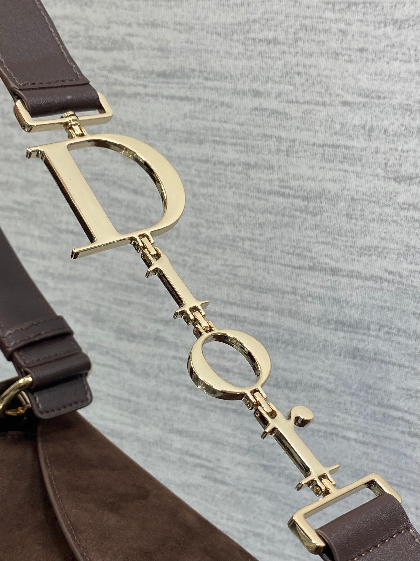 Dior Medium Diorly Bag Coffee Suede 286588