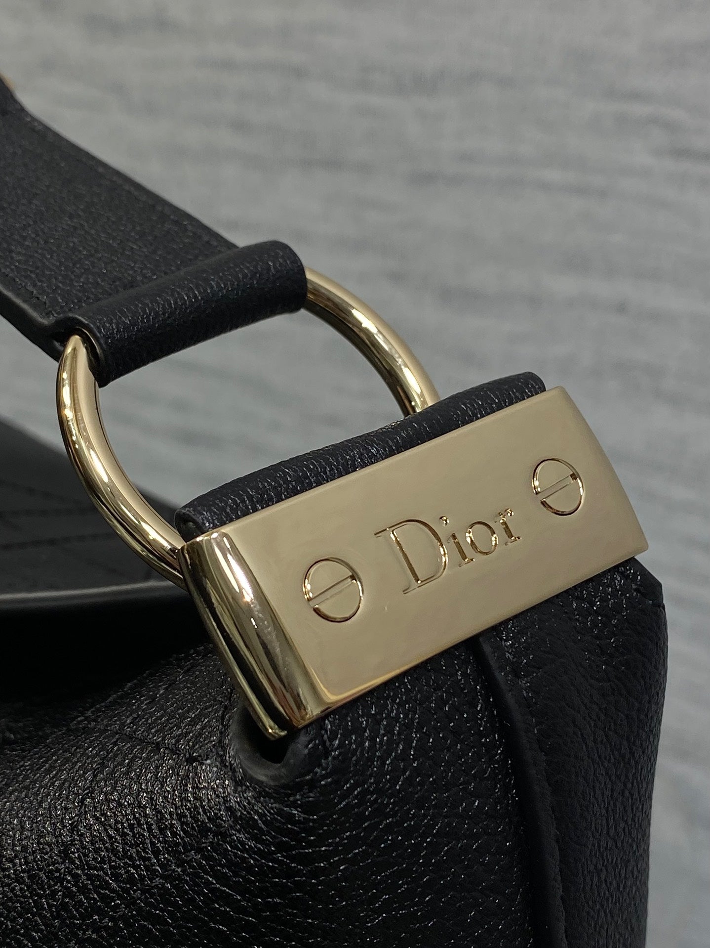 Dior Medium Diorly Bag Black Macrocannage Lambskin 286592