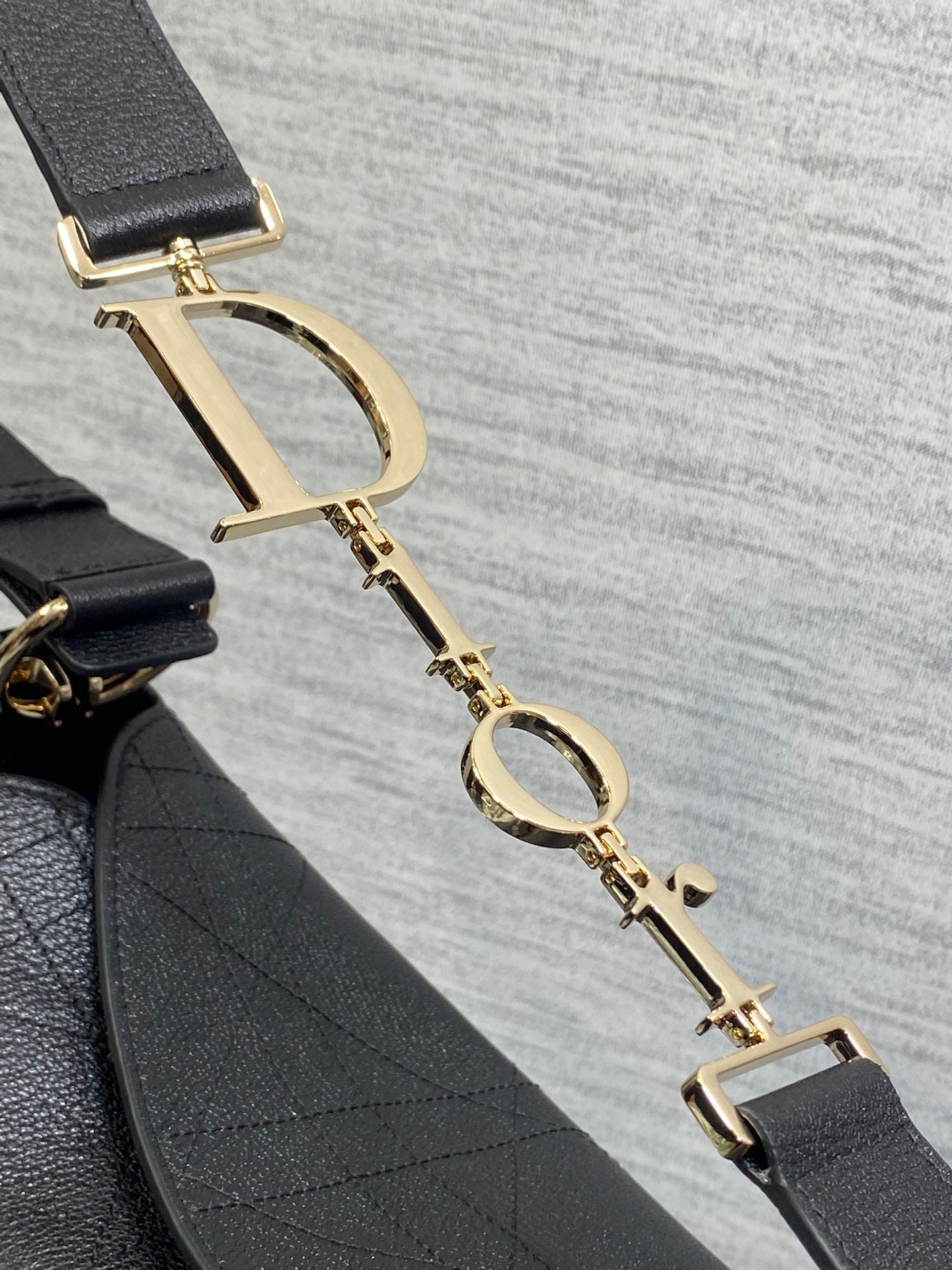 Dior Medium Diorly Bag Black Macrocannage Lambskin 286592