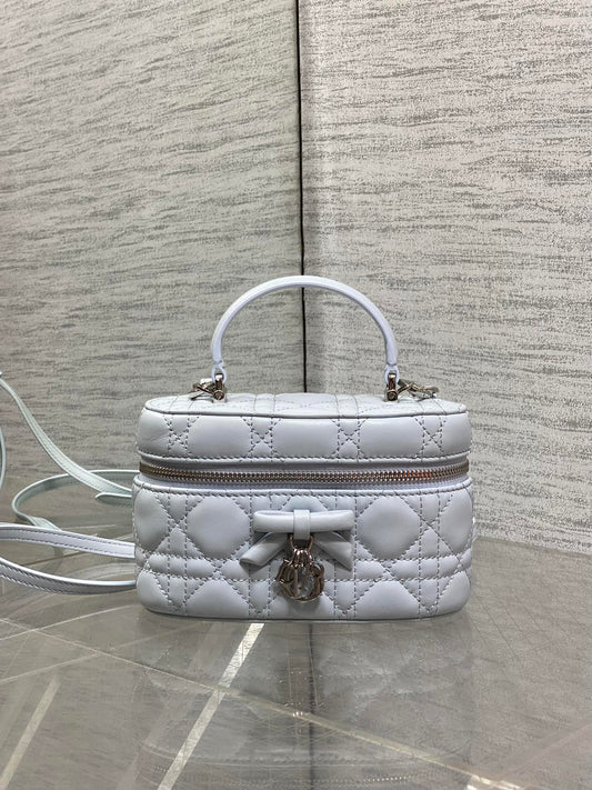 Dior 2026 Vanity Bag 17.5cm Cannage Lambskin 289248