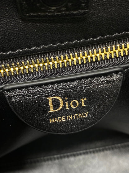 Dior Trianon Bag Black Macrocannage Lambskin 286594