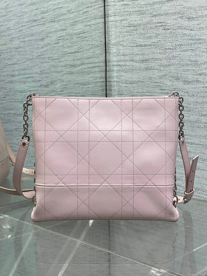 Dior Trianon Bag Light Pink Macrocannage Lambskin 286599