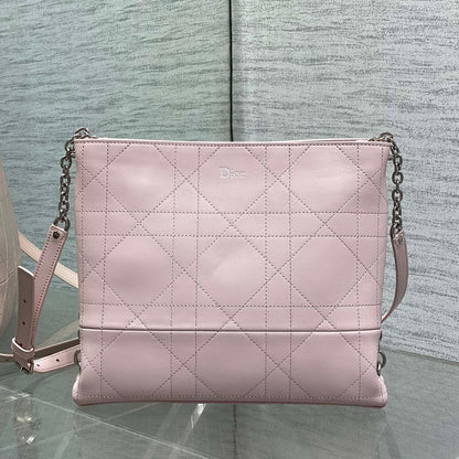 Dior Trianon Bag Light Pink Macrocannage Lambskin 286599