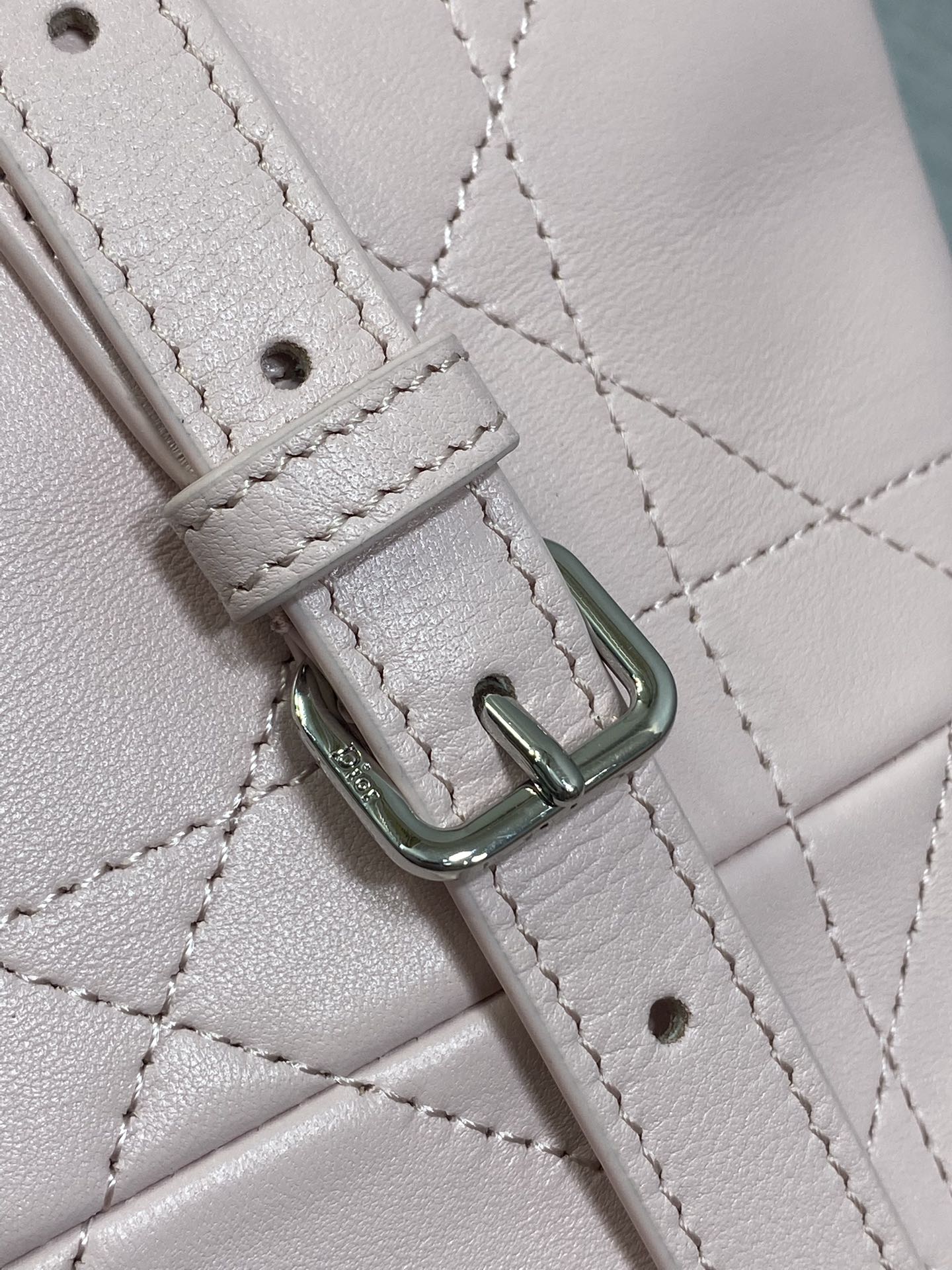 Dior Small Vertical Bag Light Pink Macrocannage Lambskin 286601